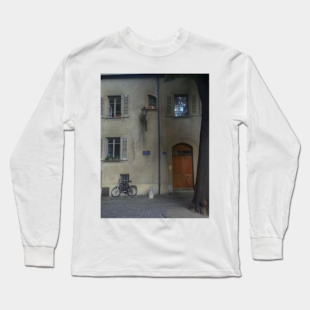 Rue Guillaume-Farel, 8. Geneve, Switzerland Long Sleeve T-Shirt by IgorPozdnyakov